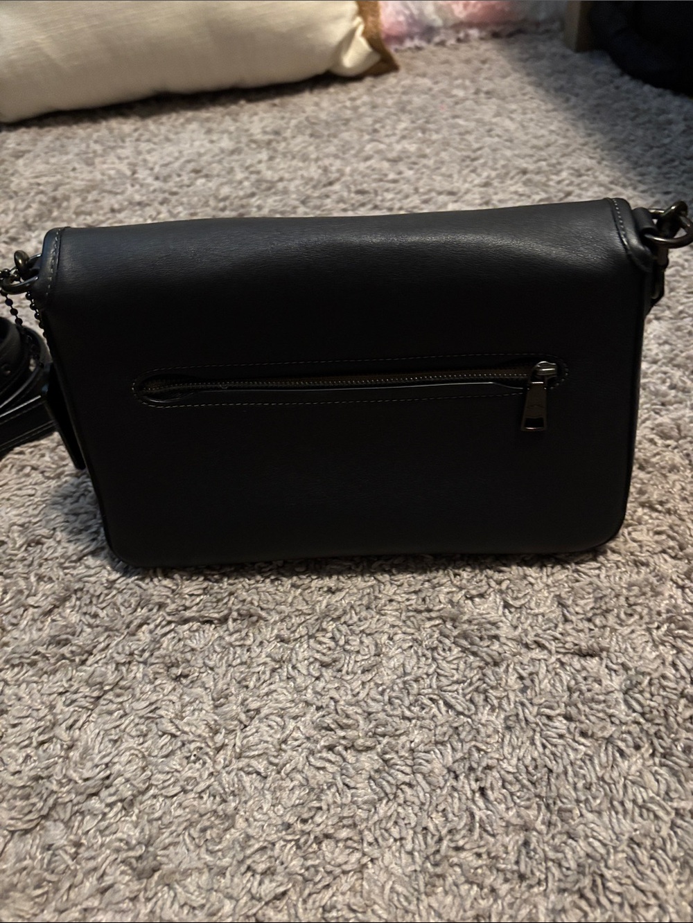 Coach Black Soft Tabby Leather Crossbody with Signature C Hardware - Picture 3 of 9